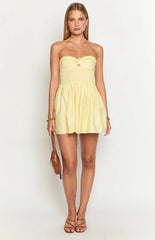 Matilda Yellow Mini Dress