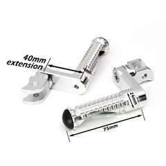 Fits Triumph America Daytona 675 40mm Adjustable Rear M-PRO Foot Pegs