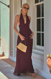 Cosette Burgundy Maxi Dress