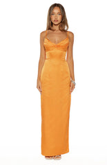 Honey Orange Maxi Dress