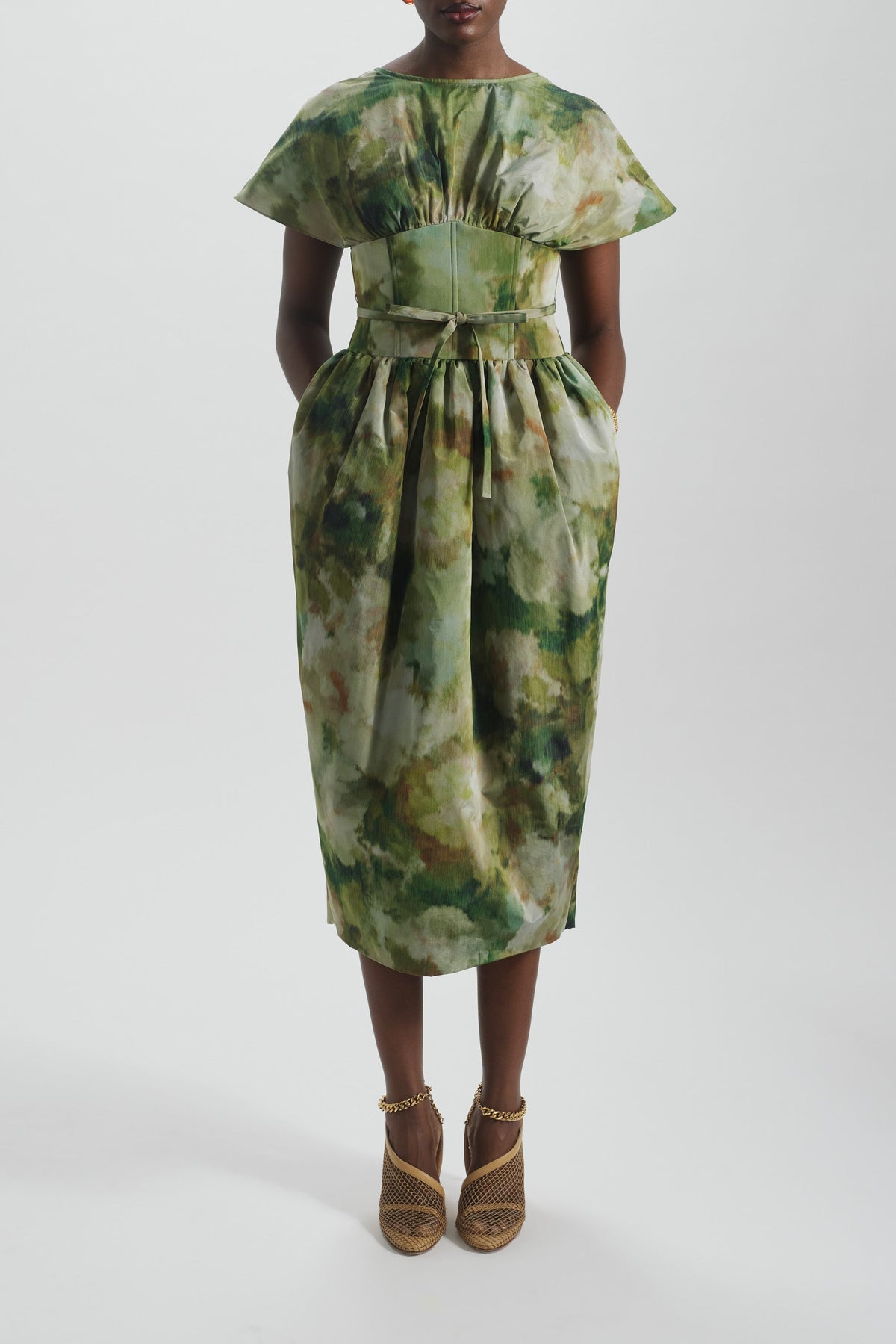 Taffeta Corset Dress