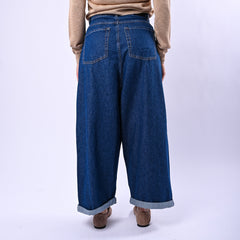 SOUVENIR PRIVE' - JEANS OVER FLUIDO ART.C39S0042 - LAVAGGIO MEDIO