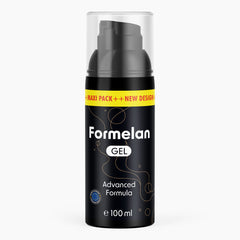 Formelan Gel 100 ml in Pumpspenderflasche mit schwarzem Etikett