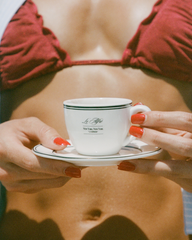 "Le Espresso" Limited Edition Cup & Plate (Set of 2)