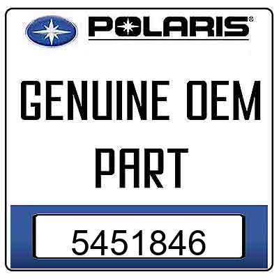 An Image of the Geniune Polaris Logo  reading 'GENUINE OEM PART'5451846