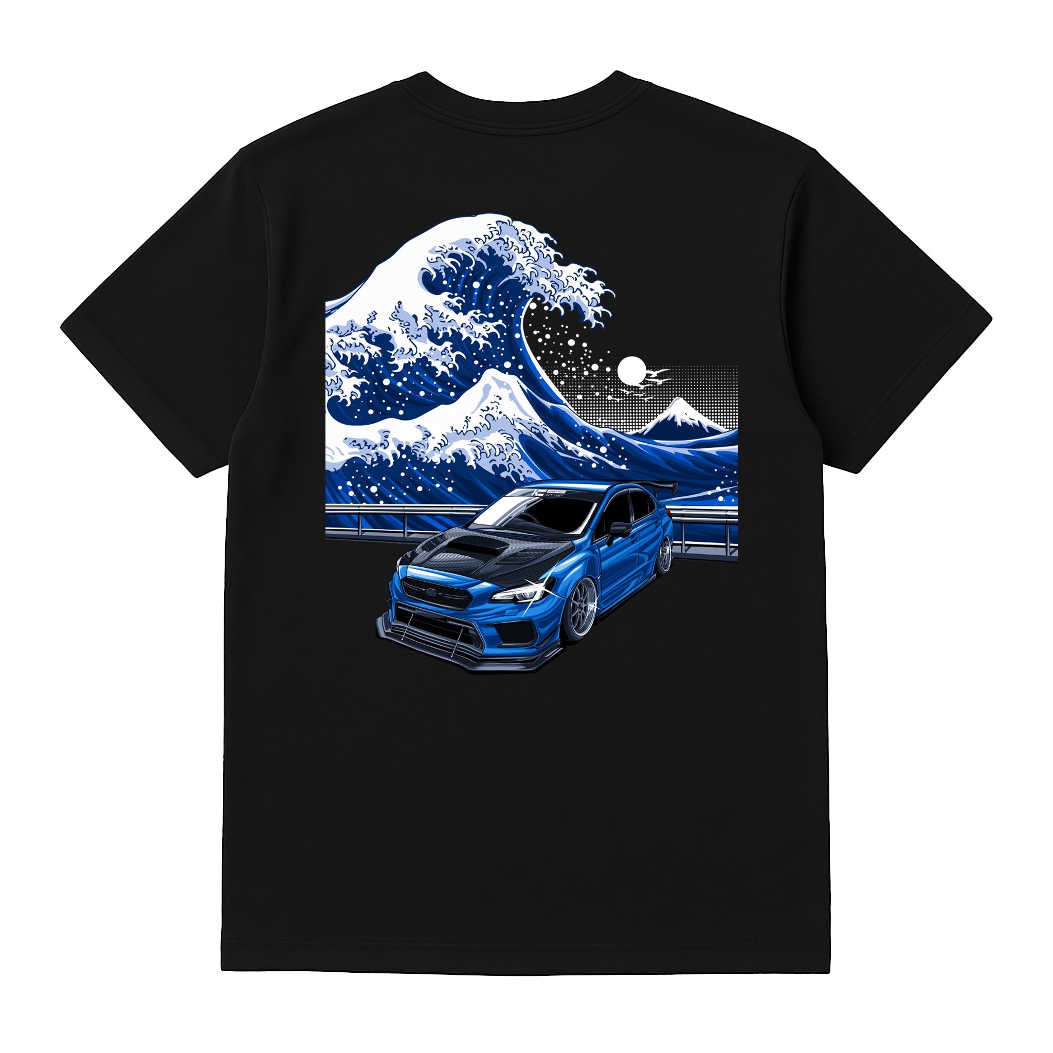 Subaru WRX STI JDM Car T-Shirt - Kaishin Wave