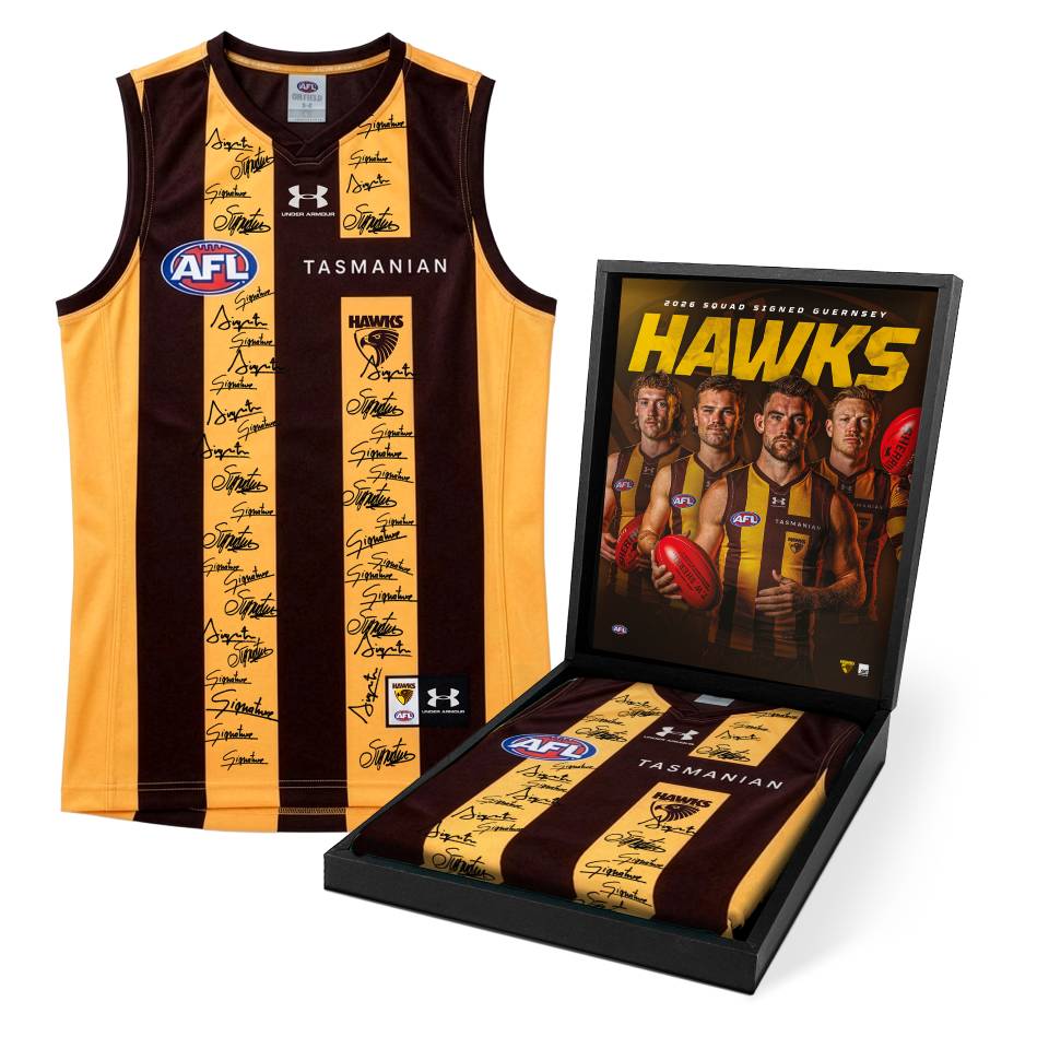 HAWTHORN Football Club 2026 Squad Signed Guernsey