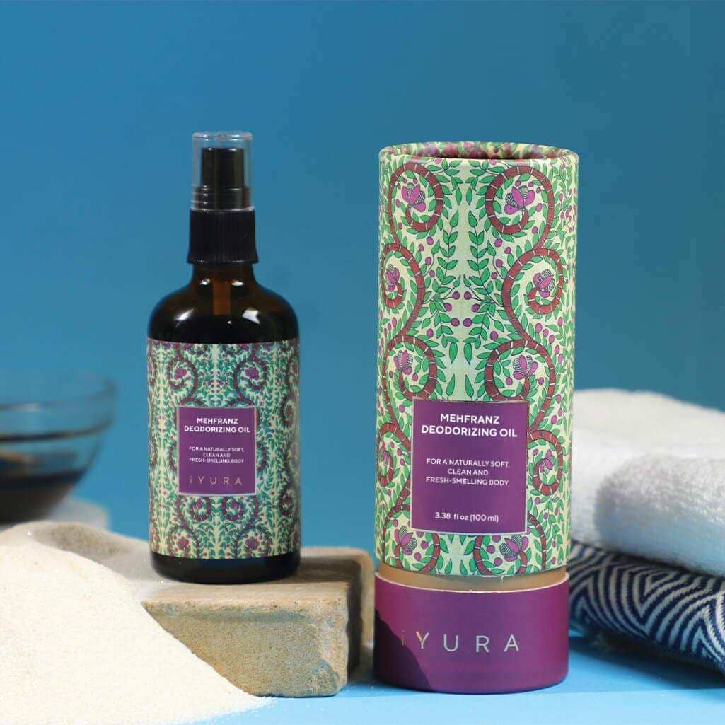 Mehfranz Deodorizing Oil -- For A Naturally Soft, Clean and Fresh-Smelling Body Body Oil iYURA 