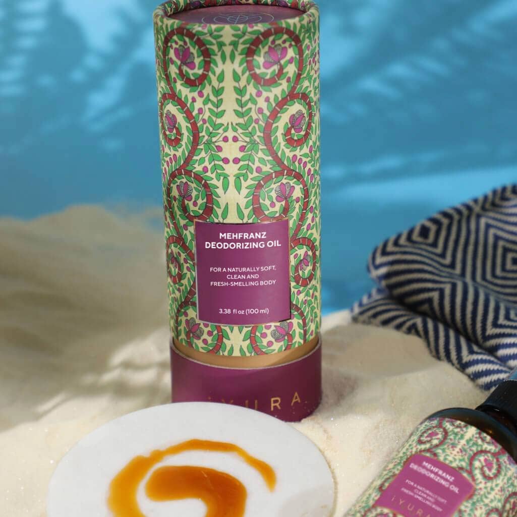 Mehfranz Deodorizing Oil -- For A Naturally Soft, Clean and Fresh-Smelling Body Body Oil iYURA 