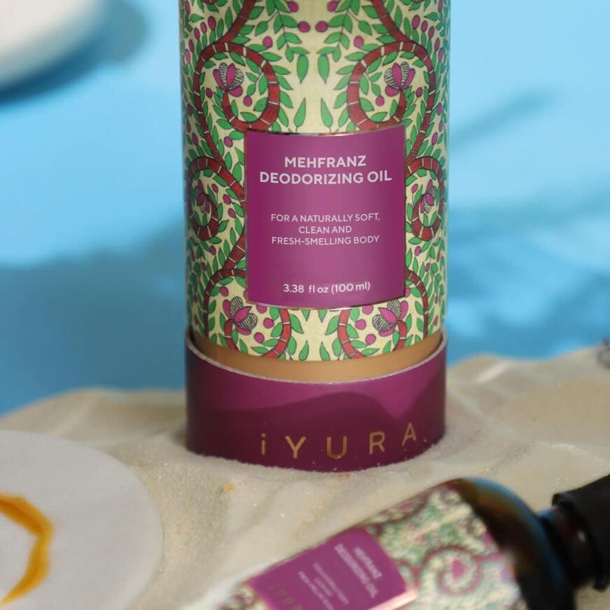 Mehfranz Deodorizing Oil -- For A Naturally Soft, Clean and Fresh-Smelling Body Body Oil iYURA 