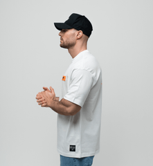 NB Zidane T-Shirt White - Orange *Bio Cotton - new - bav